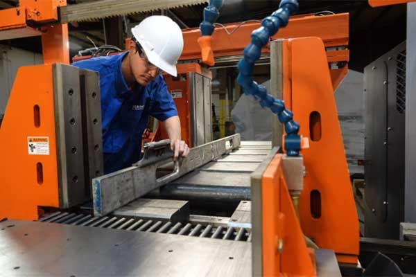 HE and M band saw for metal cutting distributed by Cimarron Industrial Sales