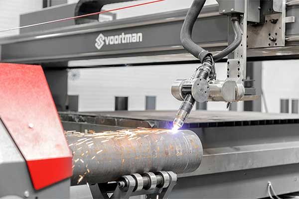 Voortman steel processing machinery distributed by Cimarron Industrial Sales